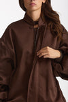 Bomber over marrone donna Federica tosi - 2