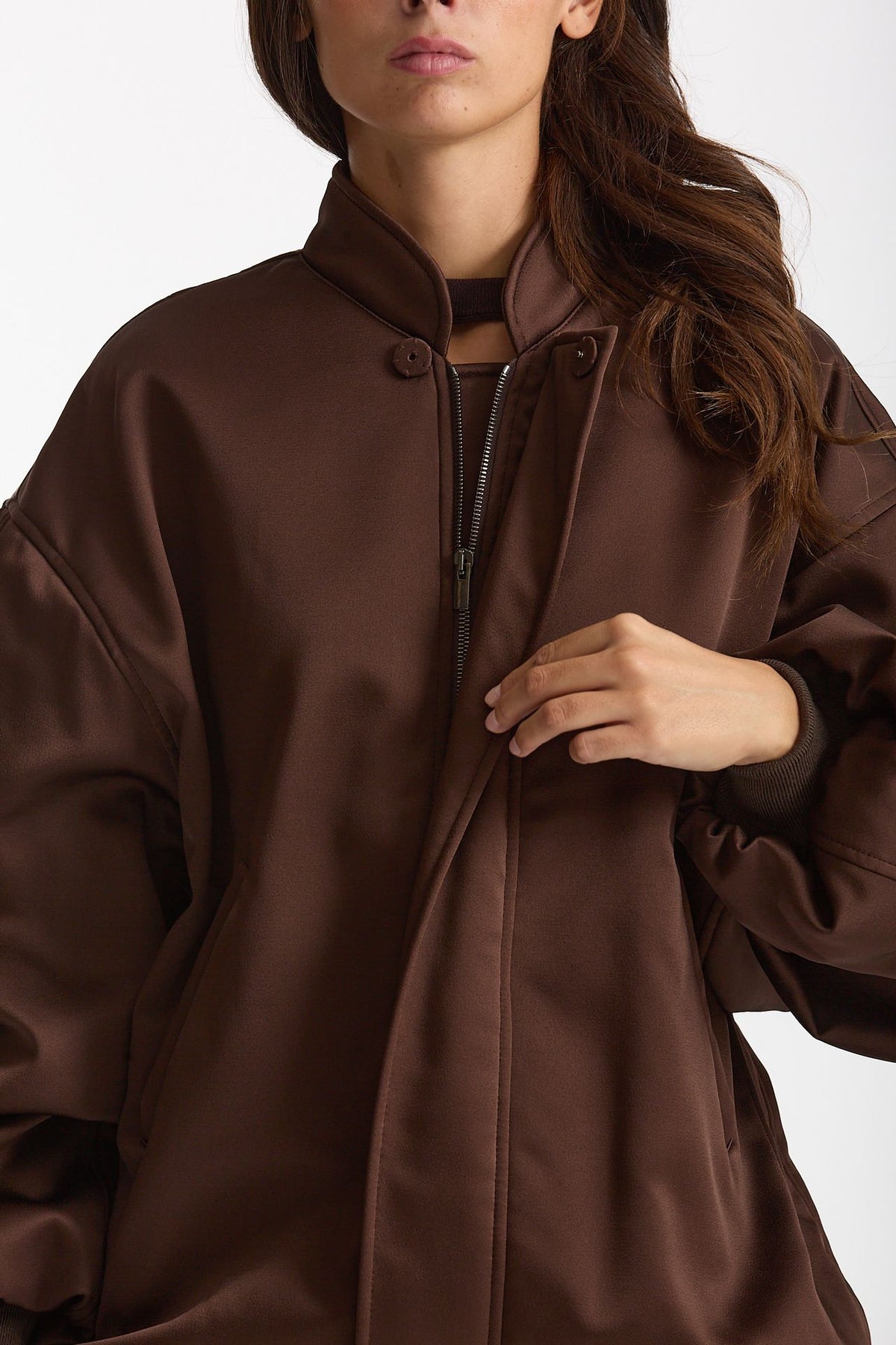 Bomber over marrone donna Federica tosi - 2