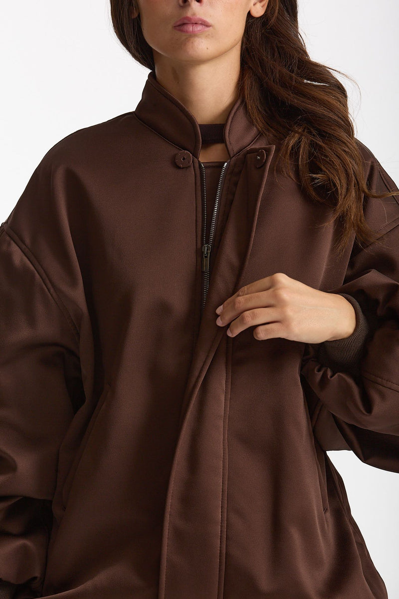 Bomber over marrone donna Federica tosi - 2