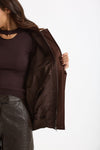 Bomber over marrone donna Federica tosi - 7