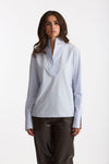 Camicia coreana azzurro donna Federica tosi - 1