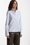 Camicia coreana azzurro donna Federica tosi - 4