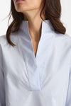 Camicia coreana azzurro donna Federica tosi - 5