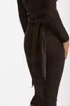 Abito midi in maglia marrone donna Federica tosi - 6