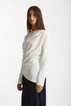 T-shirt asimmetrica bianco donna Woc - 2