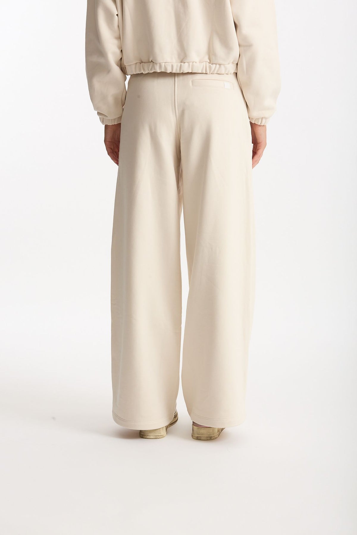 Pantalone in felpa beige donna Woc - 4
