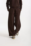 Pantalone in felpa marrone donna Woc - 1