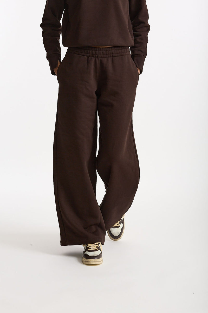 Pantalone in felpa marrone donna Woc - 1