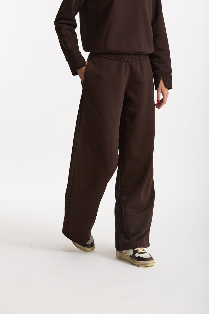 Pantalone in felpa marrone donna Woc - 4