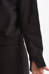 Felpa girocollo nero donna Woc - 5