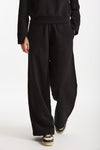 Pantalone in felpa nero donna Woc - 1