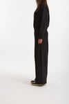 Pantalone in felpa nero donna Woc - 2