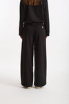 Pantalone in felpa nero donna Woc - 3
