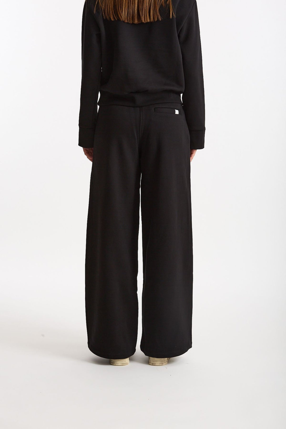 Pantalone in felpa nero donna Woc - 3