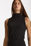 Jumpsuit smanicata nero donna Woc - 6