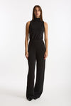 Jumpsuit smanicata nero donna Woc - 1