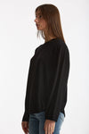 Maglia girocollo in flexwool nero donna Zanone - 2
