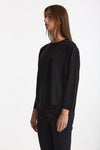 Maglia girocollo in flexwool blu donna Zanone - 3