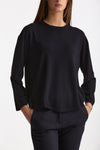 Maglia girocollo in flexwool blu donna Zanone - 1
