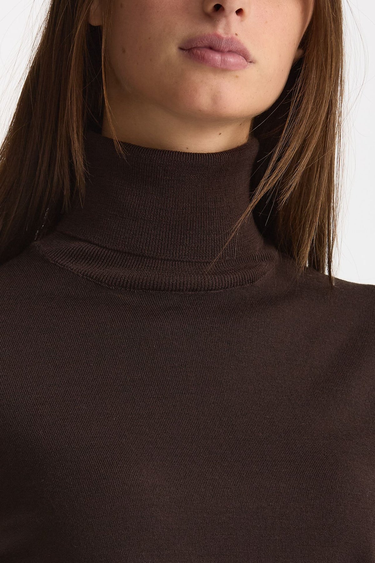 Dolcevita morbida in flexwool marrone donna Zanone - 4