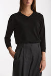 Maglia slim in lana nero donna Zanone - 4