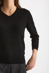 Maglia slim in lana nero donna Zanone - 5