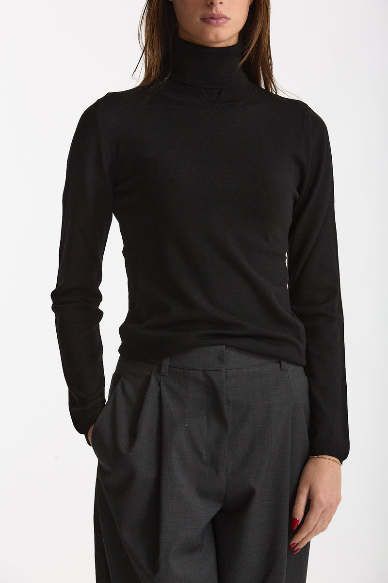 Dolcevita slim in flexwool nero donna Zanone - 2