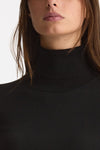 Dolcevita slim in flexwool nero donna Zanone - 5