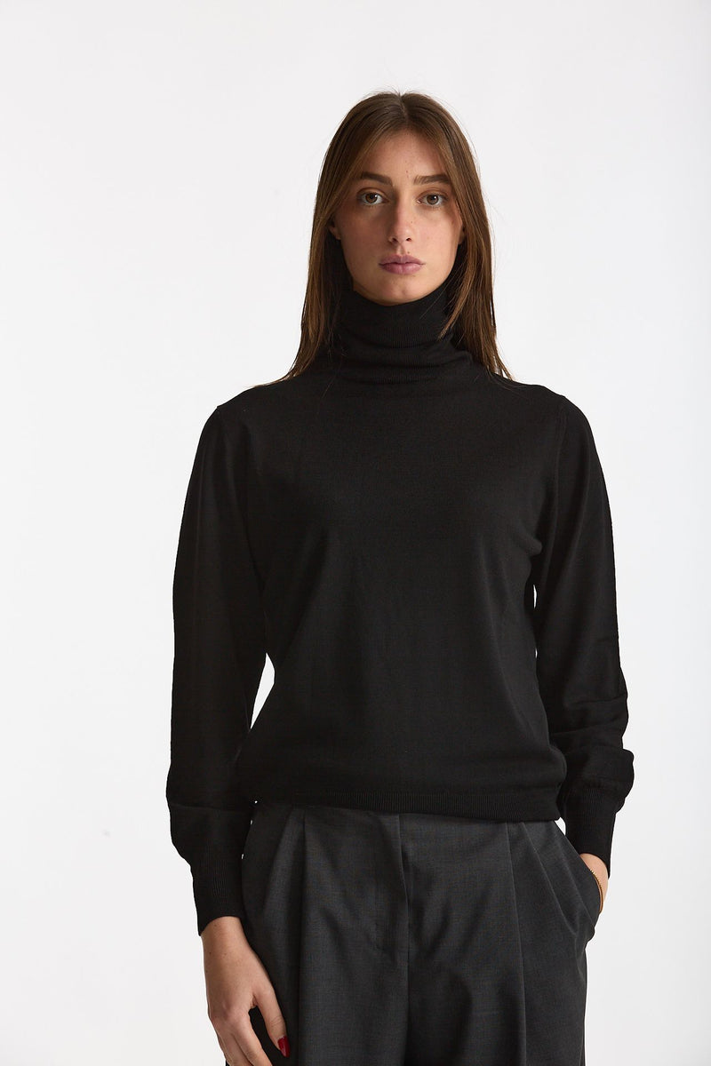 Dolcevita morbida in flexwool nero donna Zanone - 3
