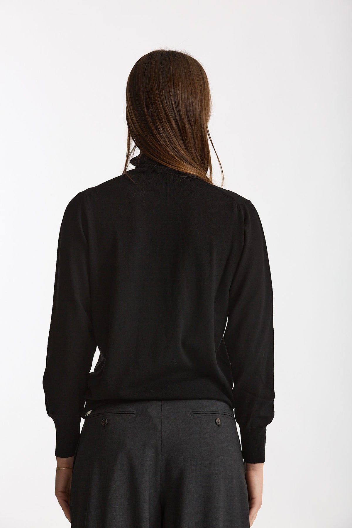 Dolcevita morbida in flexwool nero donna Zanone - 4