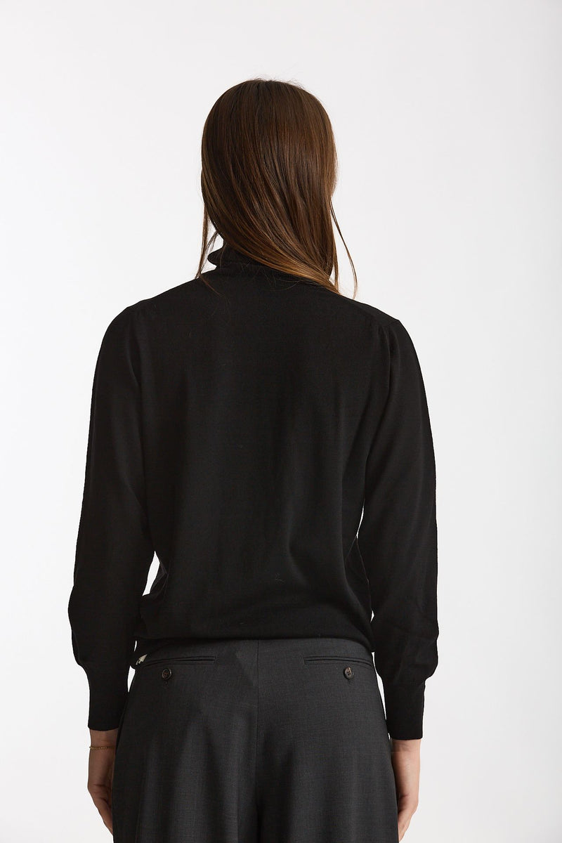 Dolcevita morbida in flexwool nero donna Zanone - 4