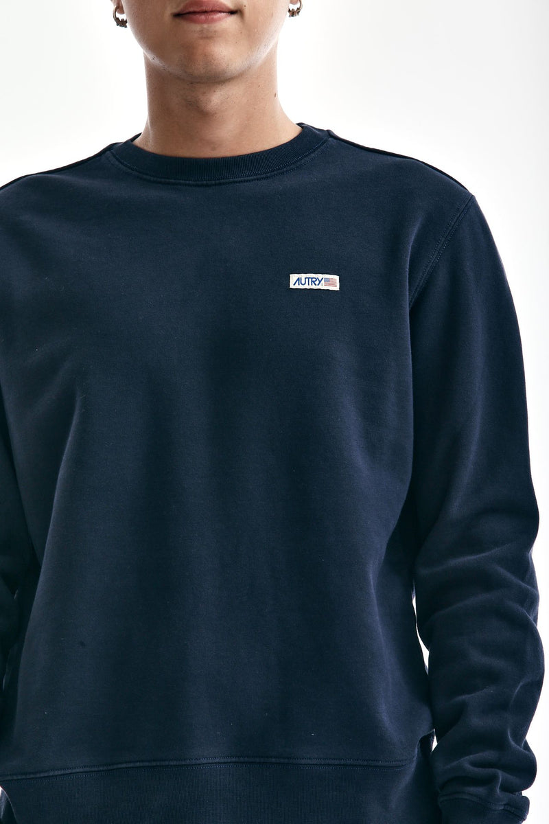 felpa in cotone blu uomo Autry - 5