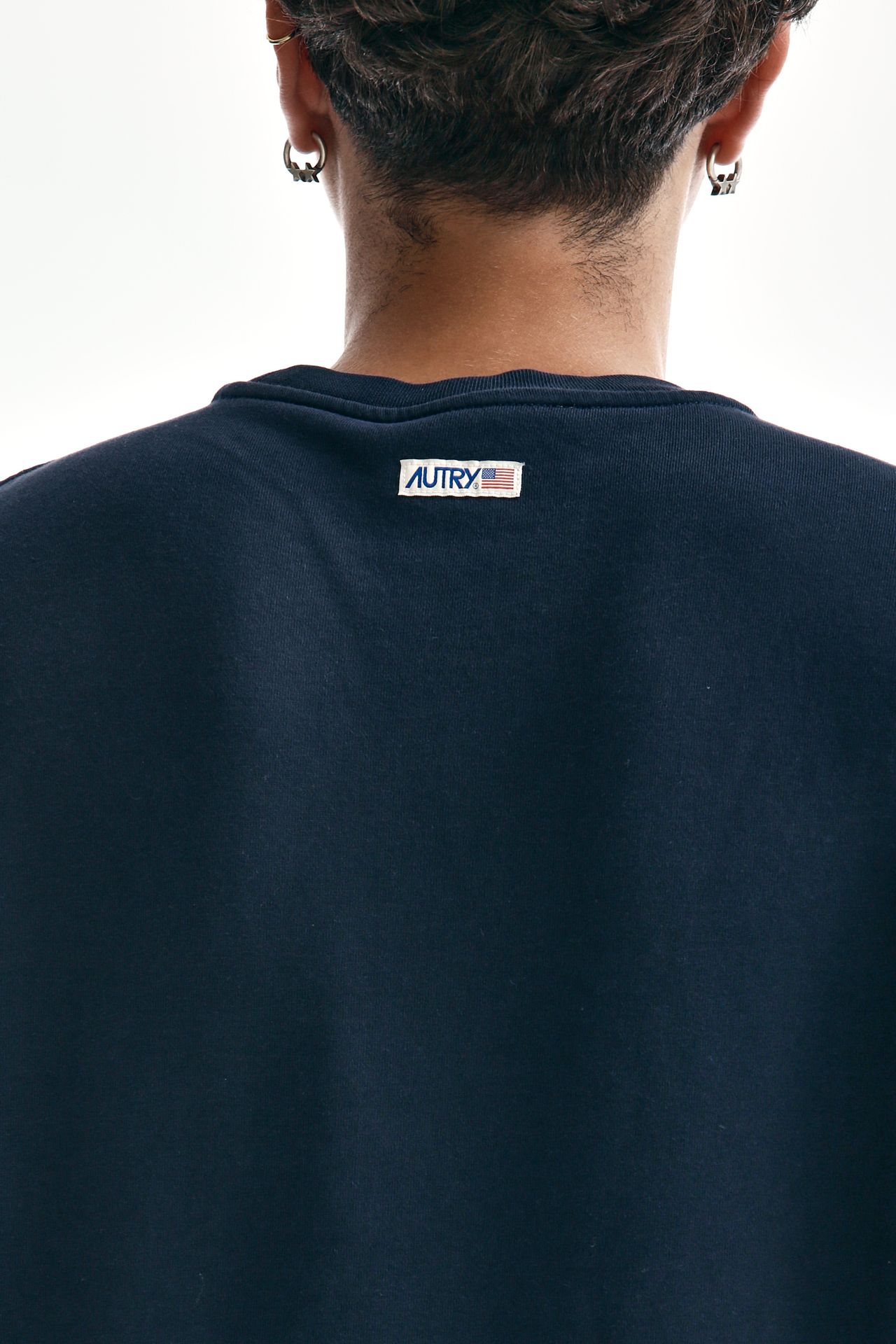 felpa in cotone blu uomo Autry - 6