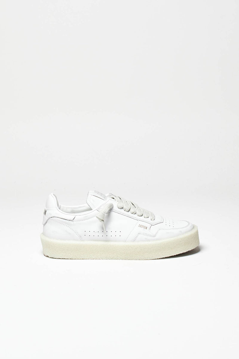 sneakers in pelle bianco uomo Akman - 2
