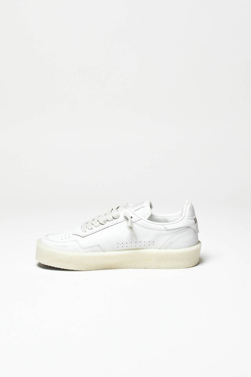 sneakers in pelle bianco uomo Akman - 5