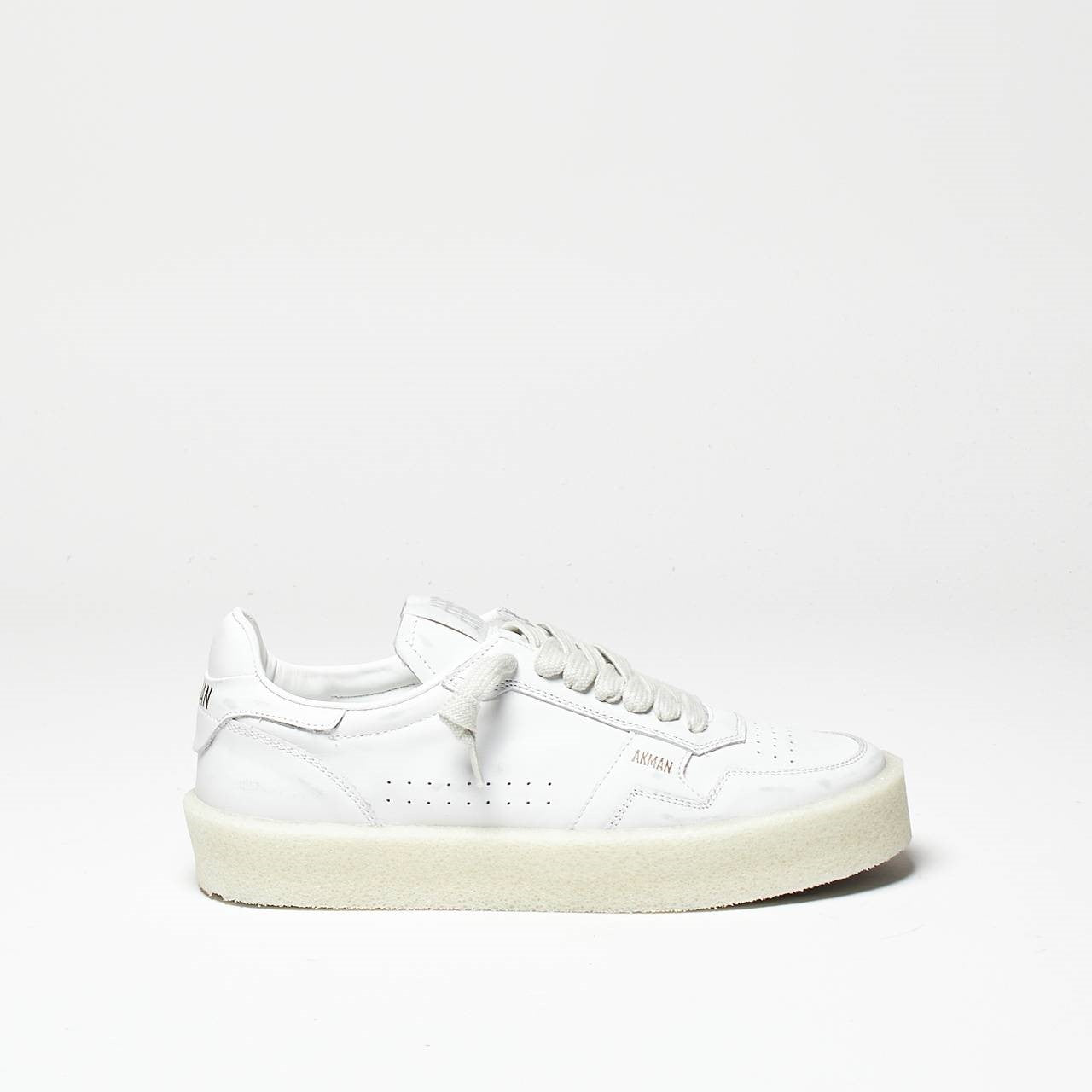 sneakers in pelle bianco uomo Akman - 8