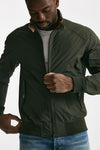 bomber harrington rectifier in cotone verde uomo Barbour - 5