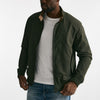bomber harrington rectifier in cotone verde uomo Barbour - 11