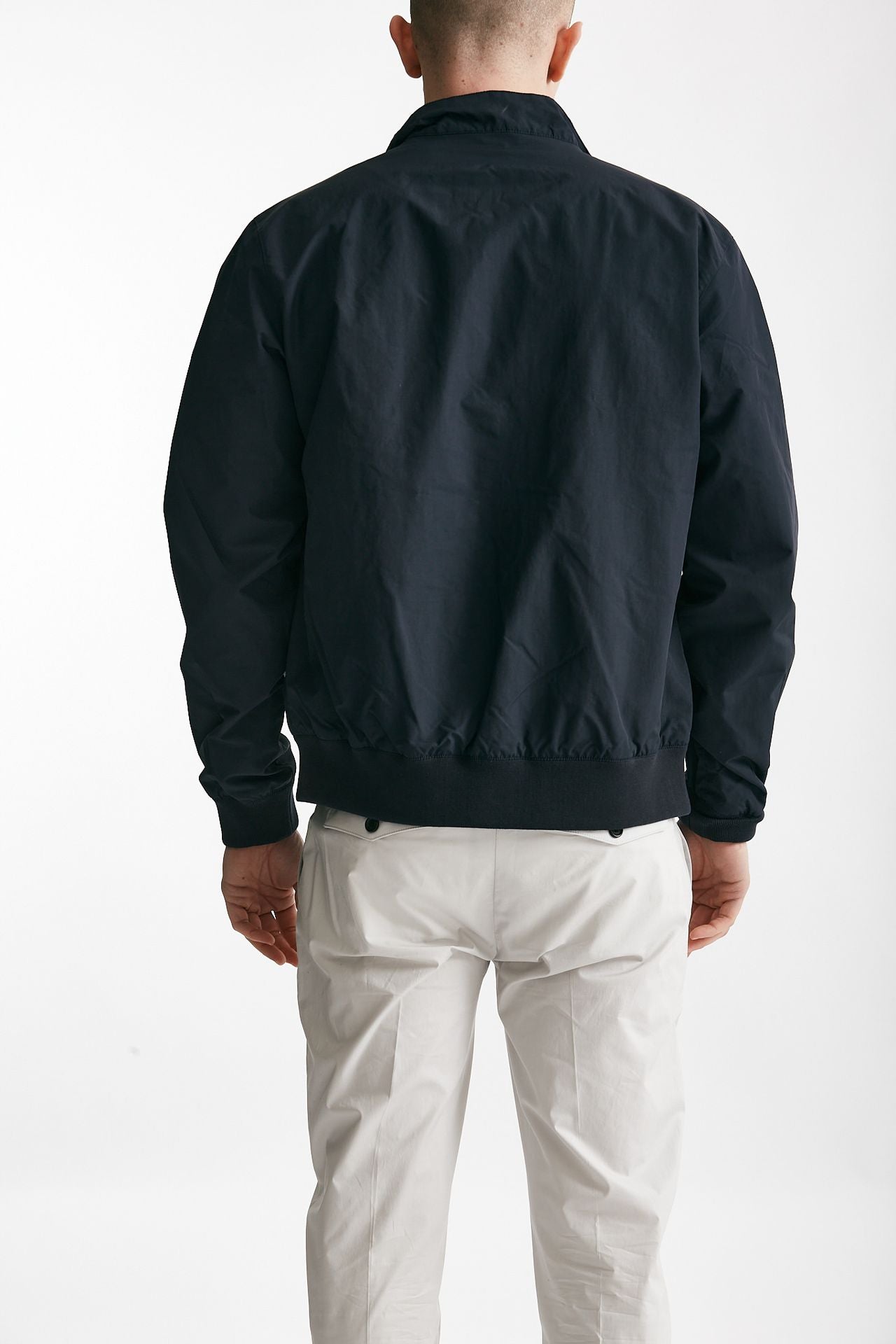 bomber royston jacket in nylon blu uomo Barbour - 3