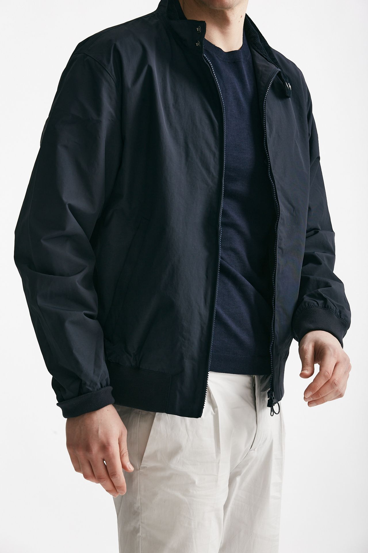 bomber royston jacket in nylon blu uomo Barbour - 4