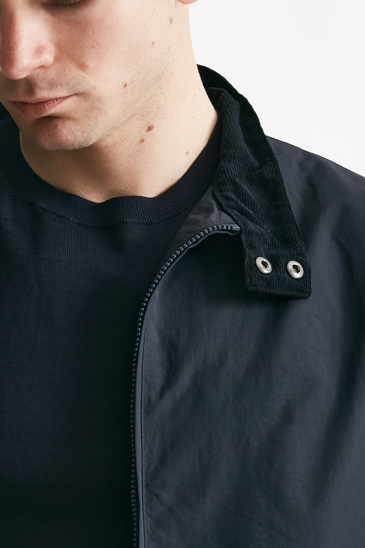 bomber royston jacket in nylon blu uomo Barbour - 6