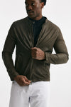 biker in pelle marrone uomo Giorgio brato - 5