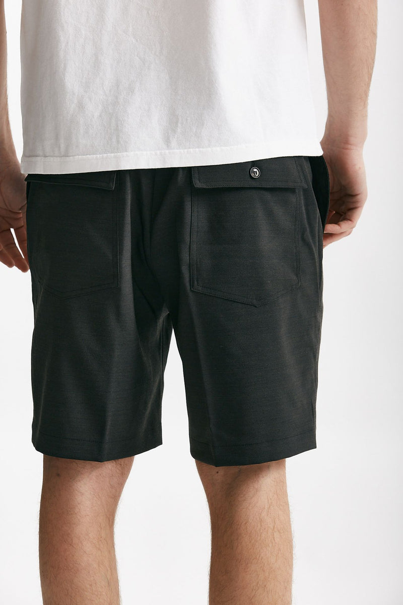 bermuda poliestere e lana stretch grigio antracite uomo Covert - 3