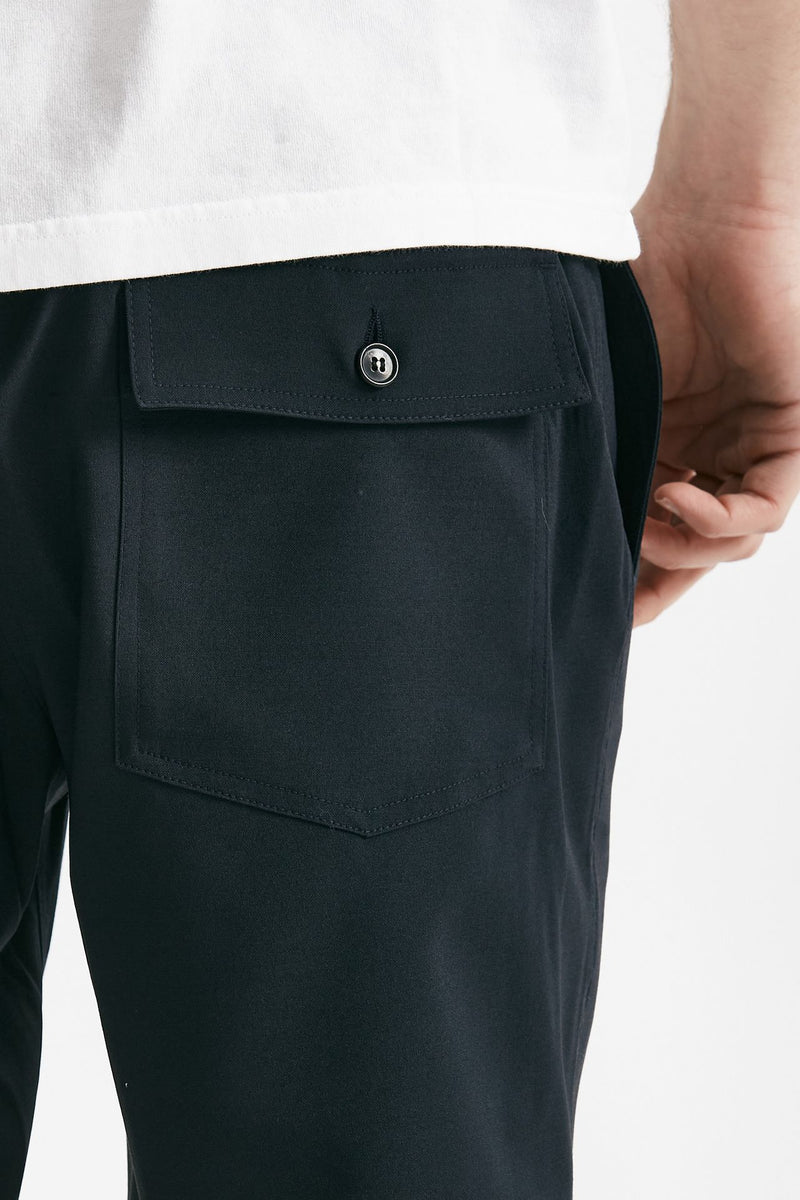 bermuda poliestere e lana stretch blu uomo Covert - 7