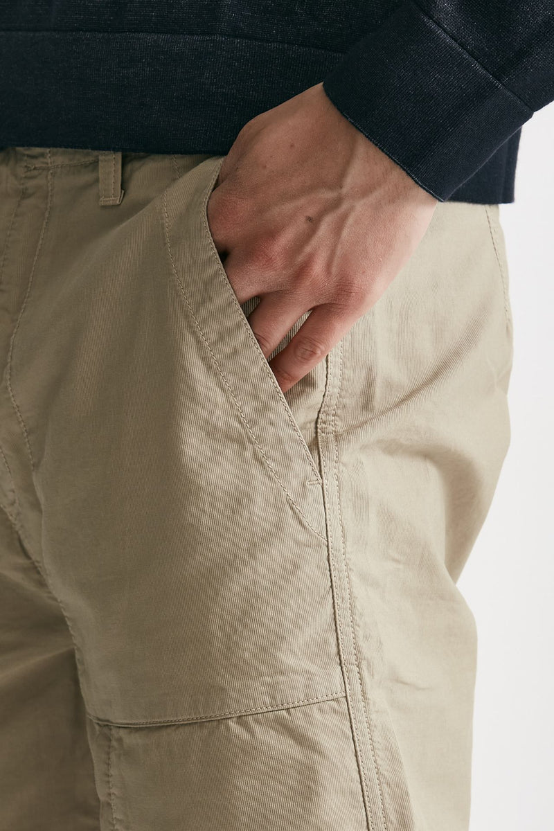 bermuda in cotone ottoman fermo beige uomo C.p. company - 6