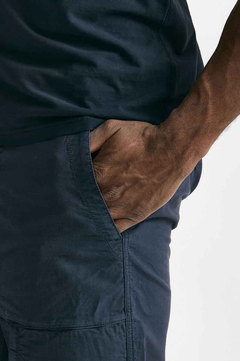 bermuda in cotone ottoman fermo blu uomo C.p. company - 6