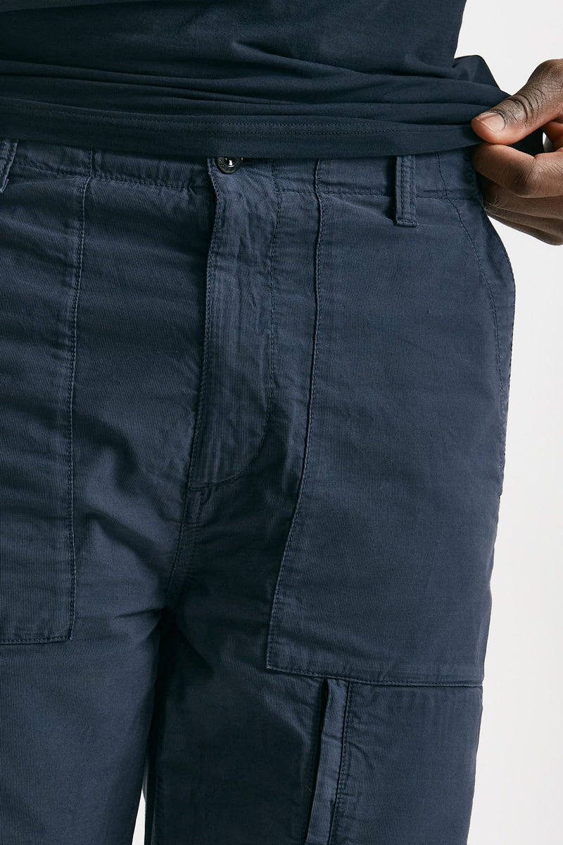 bermuda in cotone ottoman fermo blu uomo C.p. company - 7