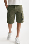 bermuda in cotone gabardine fermo militare uomo C.p. company - 1