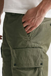 bermuda in cotone gabardine fermo militare uomo C.p. company - 8