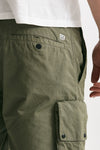 bermuda in cotone gabardine fermo militare uomo C.p. company - 9